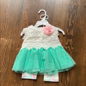 Little lass baby lace tutu outfit